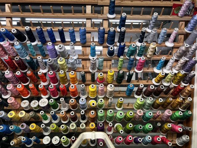 Example thread colours